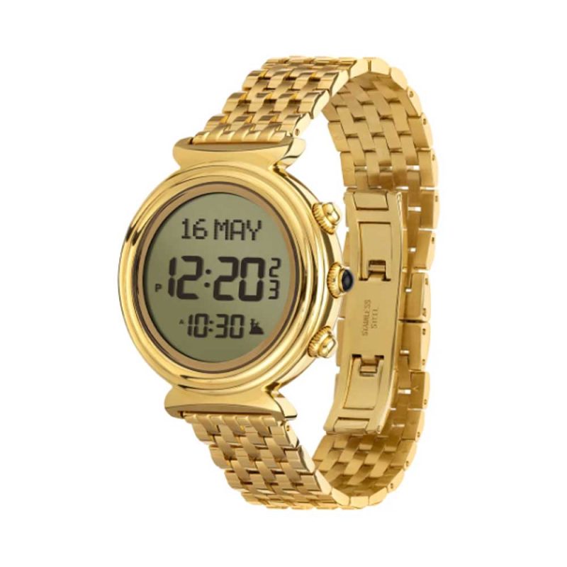 Al Fajr WF14S Ladies Round Azaan Watch WF-14S