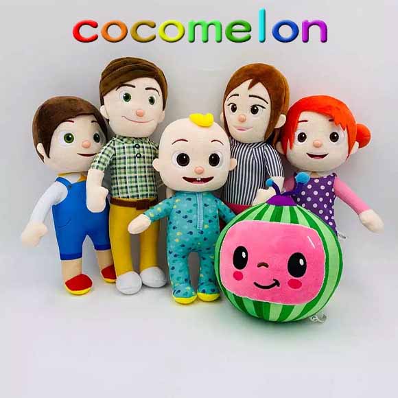 COCOMELON-Family-Plush-Toy-Doll-6-Pcs-for-Children