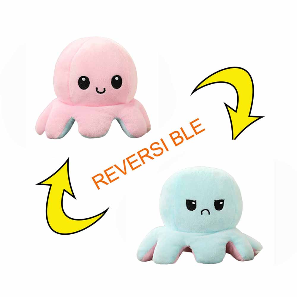 Reversable Octopus Plush Toy
