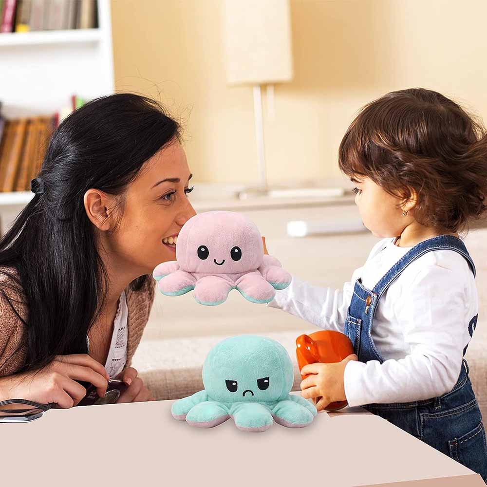 Reversable Octopus Plush Toy