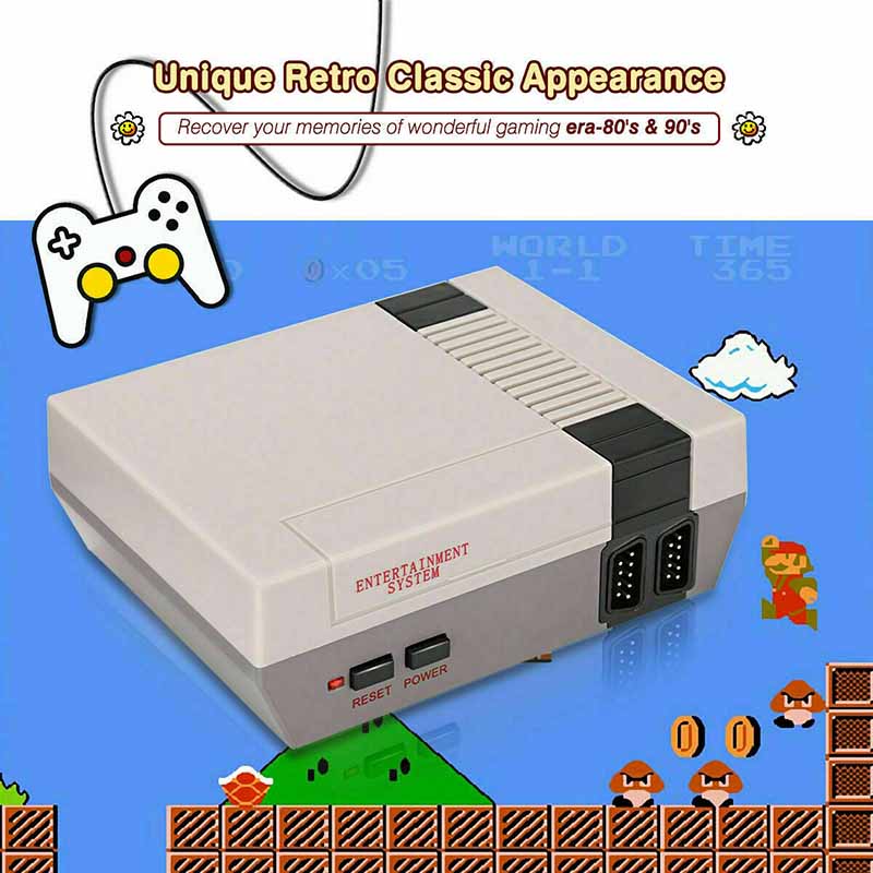 Mini Vintage Retro TV Game Console Classic Video Game Kids 620 Video Games