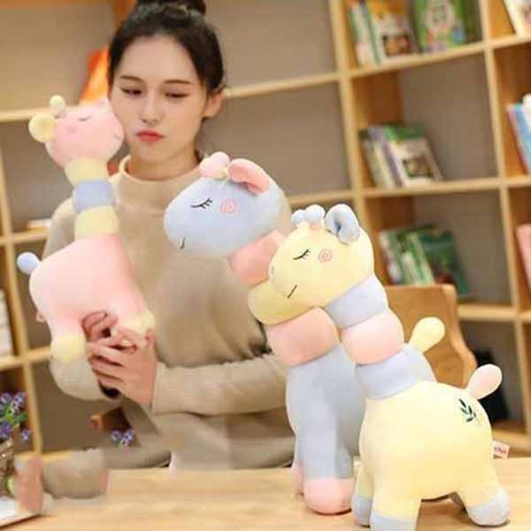 Colorful Giraffe Plush Stuff Toy for Kids 45CM