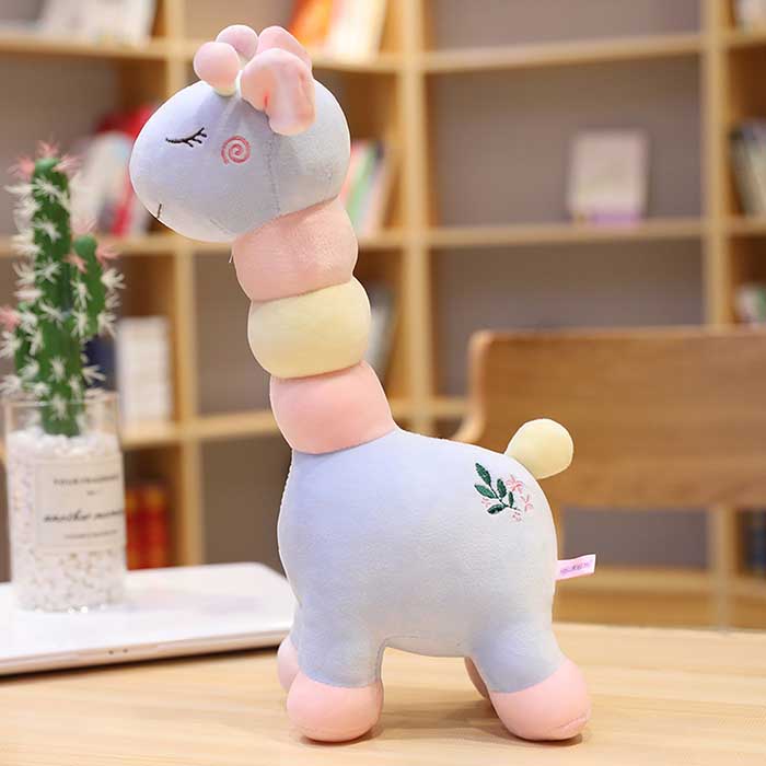Colorful Giraffe Plush Stuff Toy for Kids 45CM