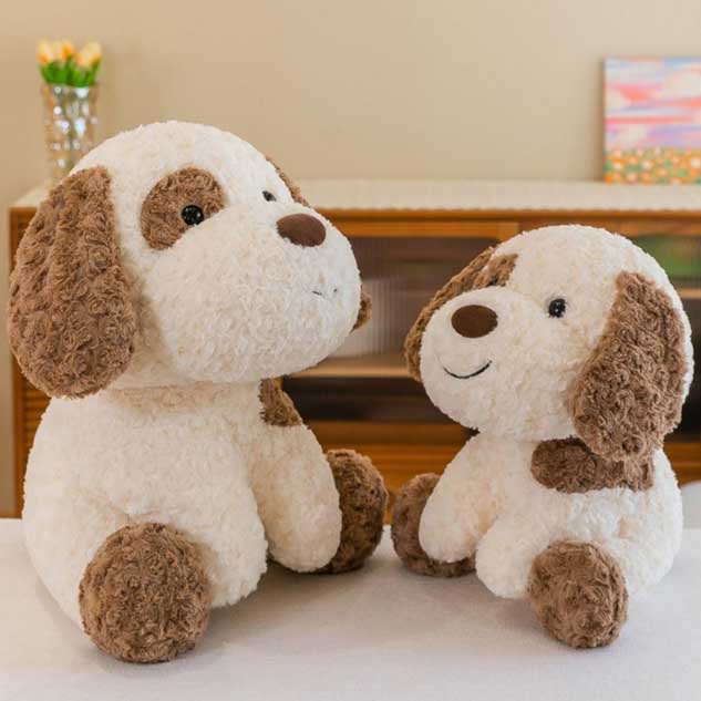 Adorable Cute And Soft Hanging Ear Dalmatian Spot Dog Plushie