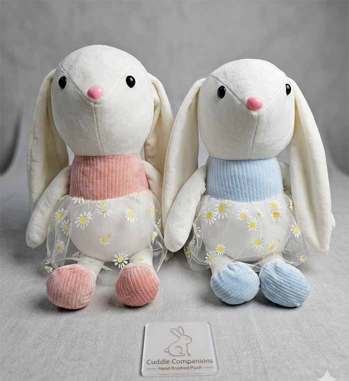 Adorable 40cm Sitting Plush Rabbit – Soft Daisy Tutu Bunny Toys