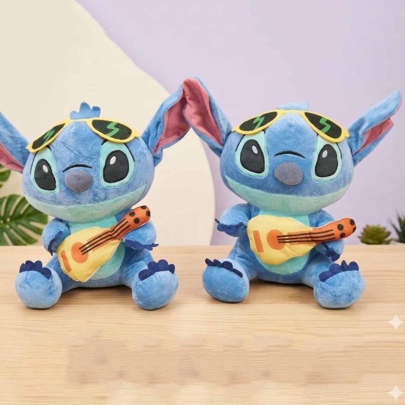 Lilo & Stitch Plush Dangler Guitar Soft Stuff Plush Toy - 35cm