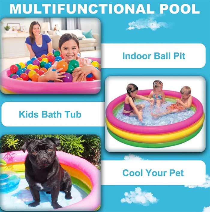 INTEX Sunset Glow Baby Pool (24'' x 8.5") - 57107