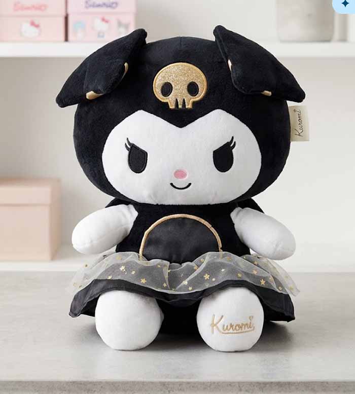 Stuff Kuromi Doll Princess Plushie Black