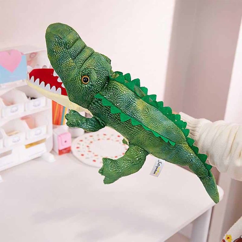 Alligator Soft Stuff Toy and Hand Puppet 60cm – 2-in-1 Plush Toy Rubian.pk