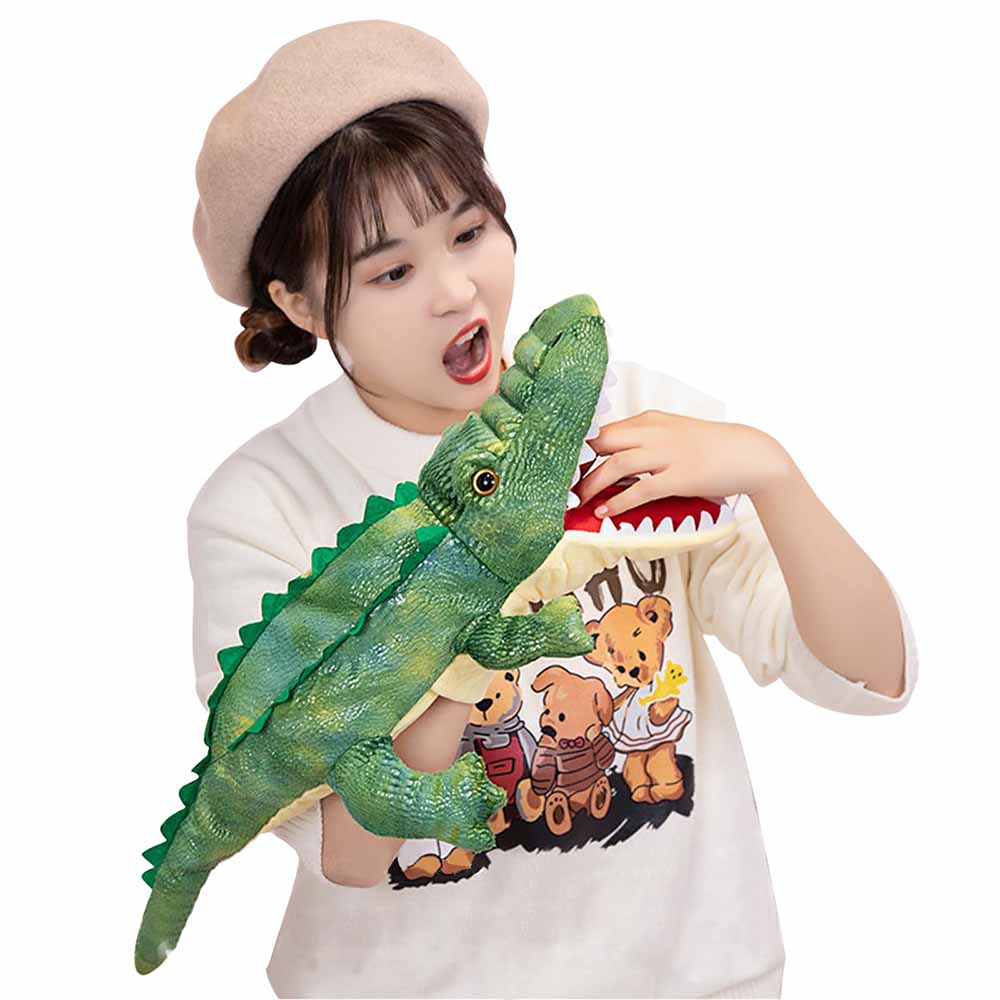 Alligator Soft Stuff Toy and Hand Puppet 60cm – 2-in-1 Plush Toy Rubian.pk