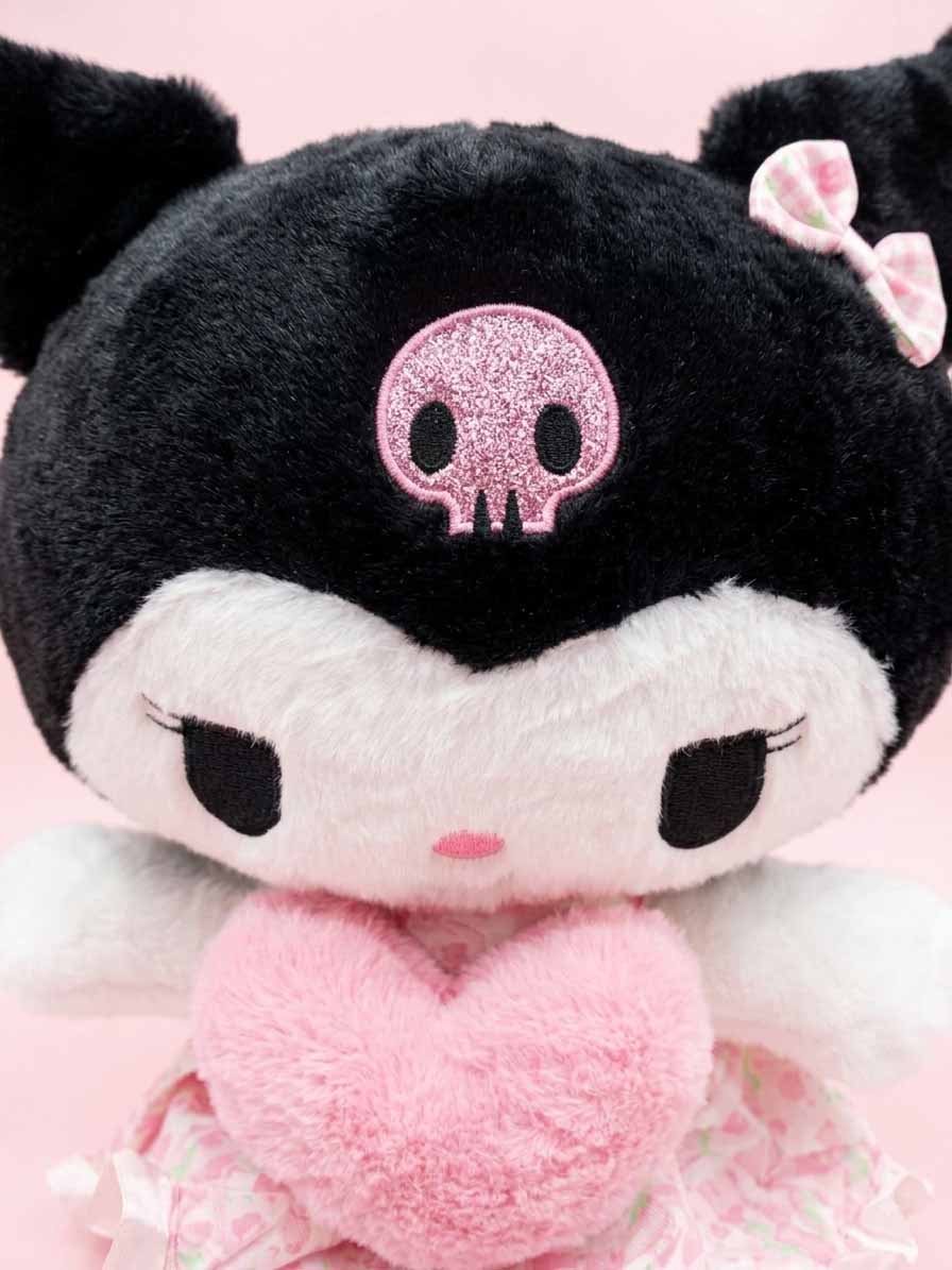 Kuromi Soft Stuff Toy with Heart 40cm Pink Plush – Rubian.pk