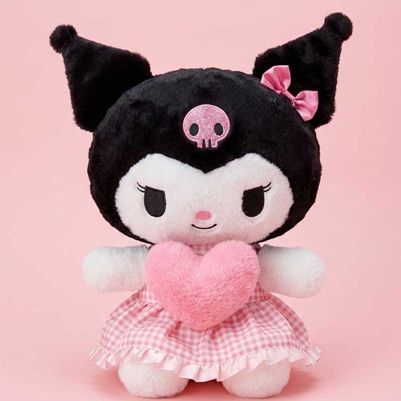 Kuromi Soft Stuff Toy with Heart 40cm Pink Plush – Rubian.pk